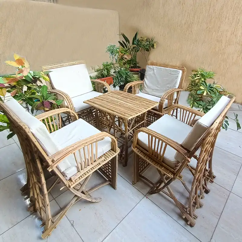 كراسي خيزران للحدائق