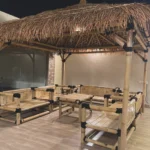 برجولات خشب خيزران