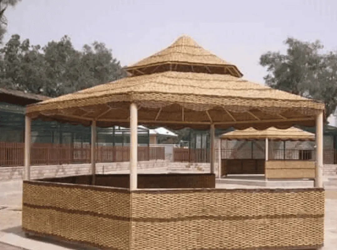 مظلات الخيزران ضد الحرارة والرطوبة